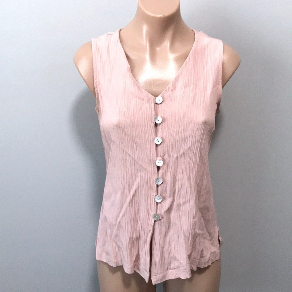 Pastille Vintage Dusty Pink Button Front Shirt